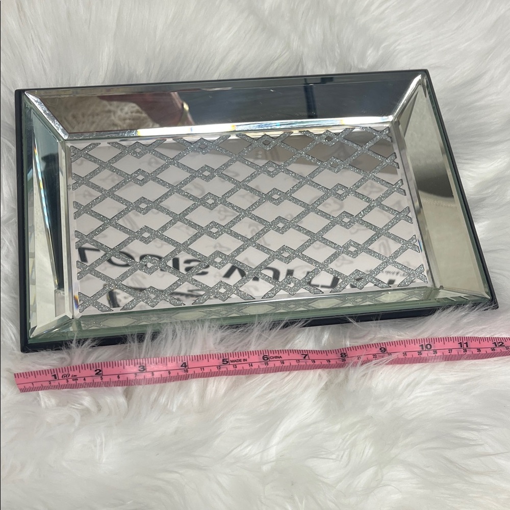 Chic Silver Vanity Tray - Picture 3 of 8